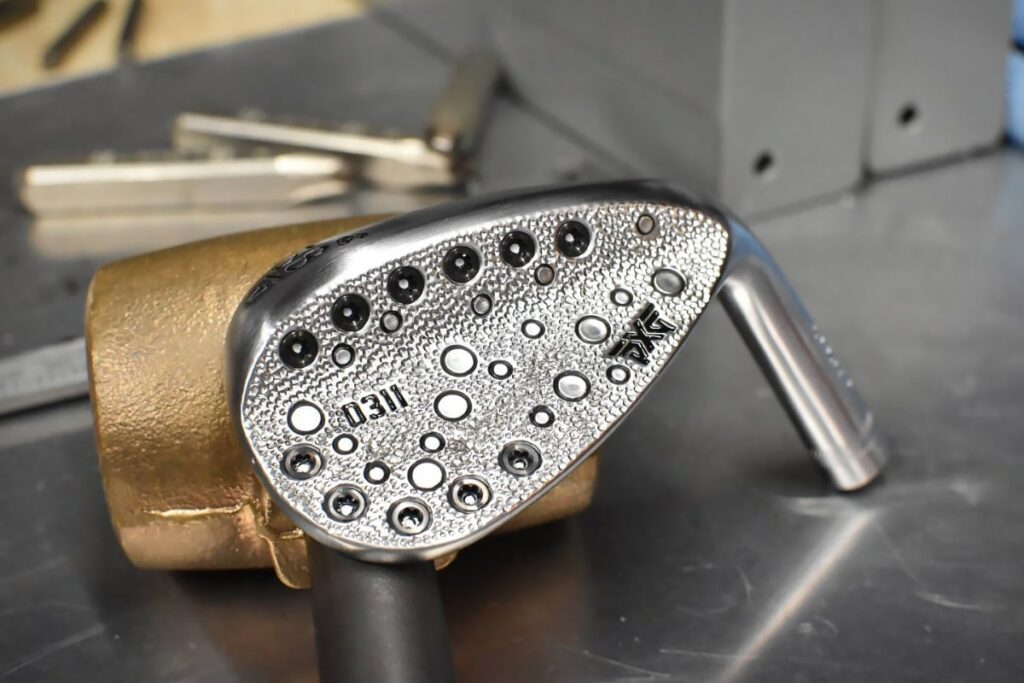 wedge stamping with a unique pattern