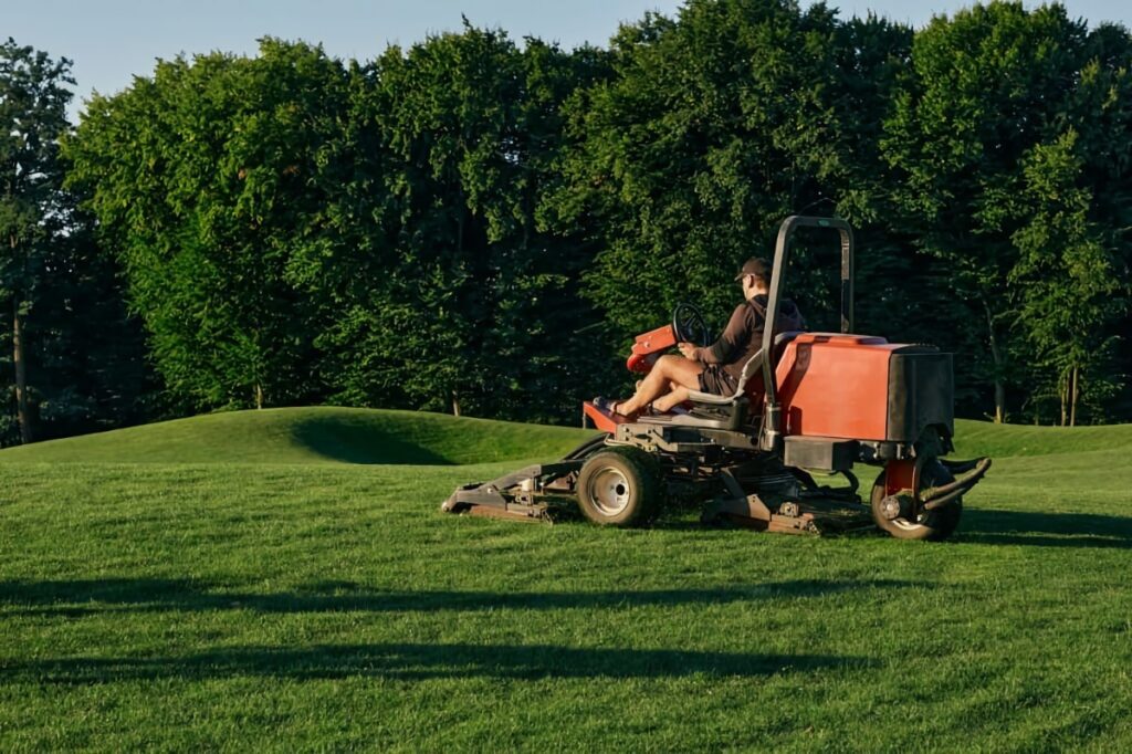 golf course maintenance schedule