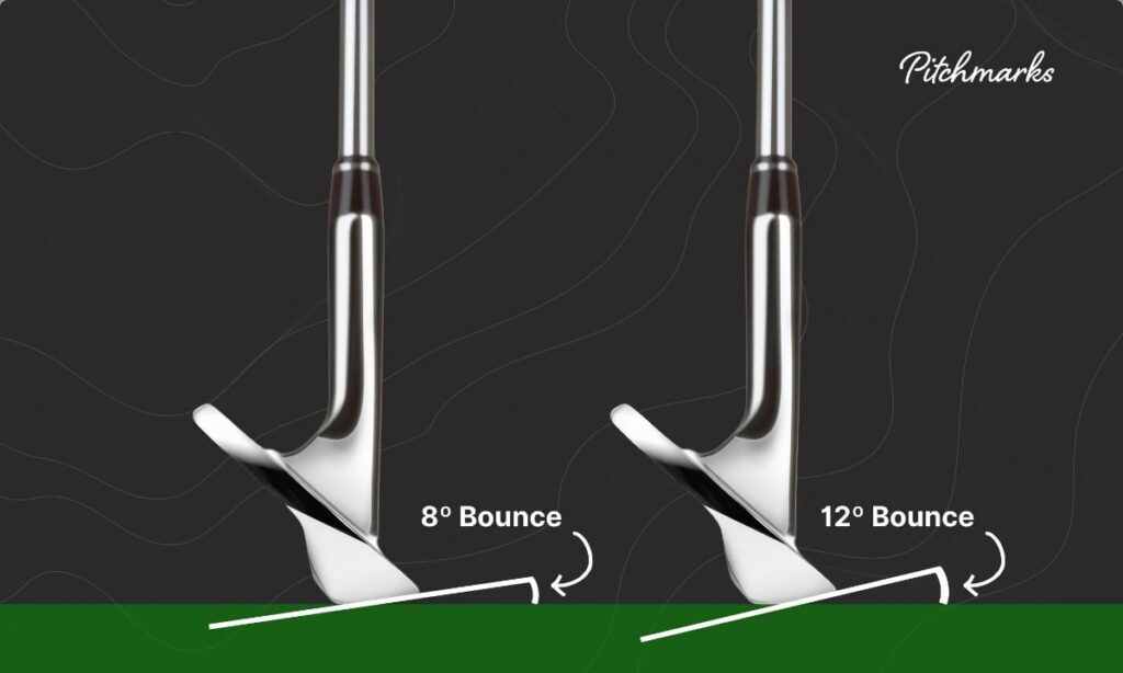 8 vs 12 degree gap wedge bounce