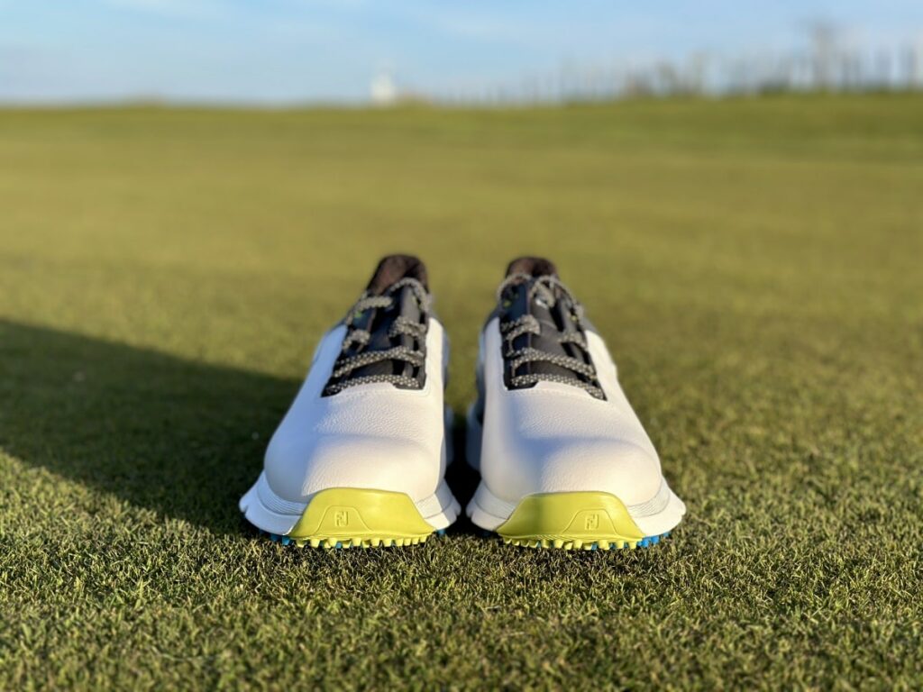footjoy pro/slx carbon golf shoe front