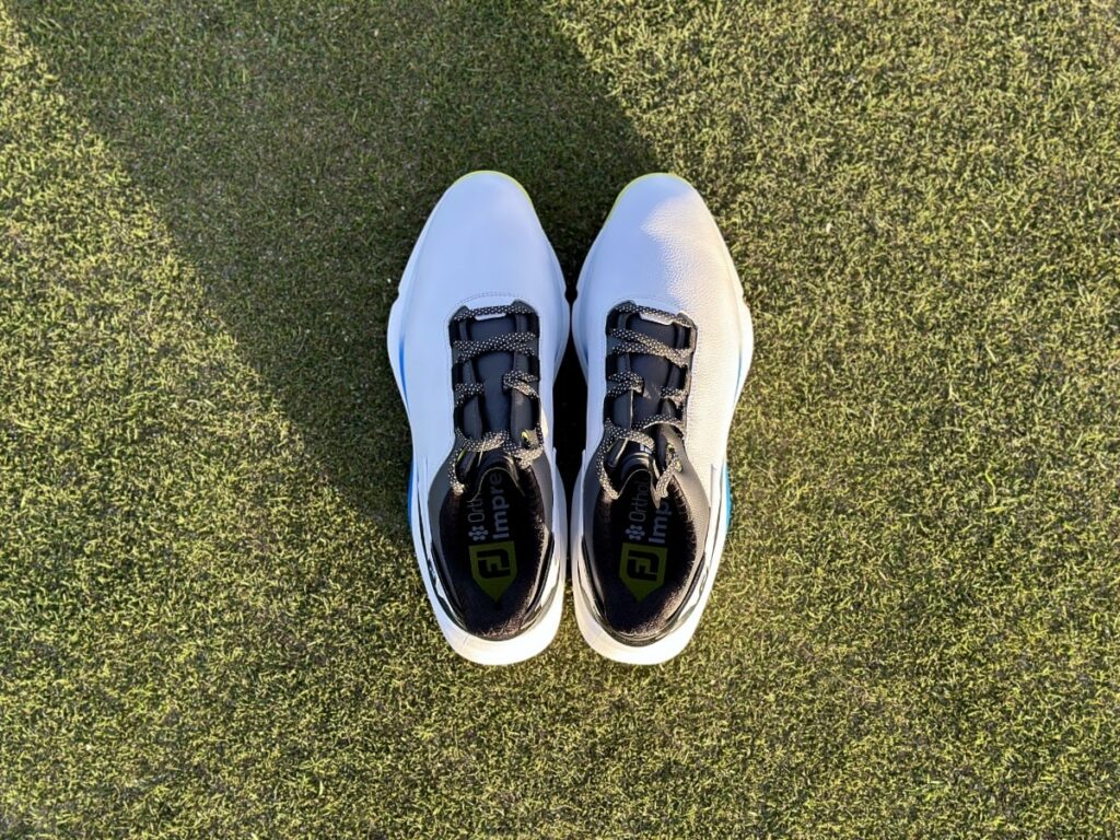 footjoy pro/slx carbon golf shoe top